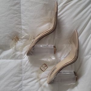 Steve Madden Clear Pumps